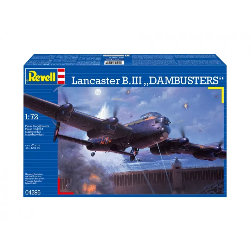 Revell Lancaster B. III Dambusters (04295) 1:72 plastikinis modelis lėktuvo