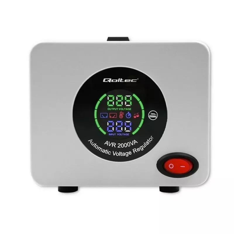 Qoltec 50724 Automatinis įtampos stabilizatorius AVR 2000VA