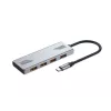 USB šakotuvas GEMBIRD UHB-CM-U310-A4-01 — 4 prievadai: 1×USB 3.1 + 3×USB 2.0, juodas