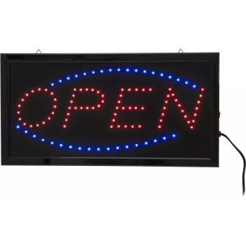 LED ženklas EUROLITE OPEN 80500303 – apšviestas atidarymo ženklas, klasikinio dizaino