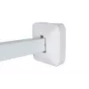 Sieninis laikiklis AVTEK WallMount Next 1200 – plieninis, baltas, teleskopinis, 360° sukimasis, pakreipimas ±42°, maks. apkrova 20 kg
