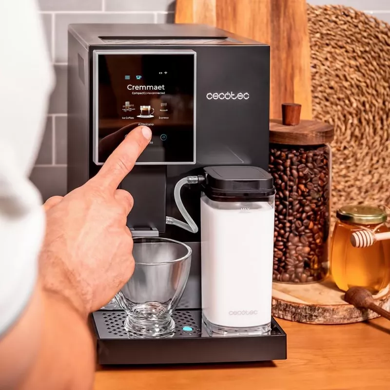 Espreso kavos aparatas CECOTEC Cremmaet Compactccino Connected 1460 W juodas