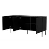 Cama 3D komoda PALAZZO BIS 151x40x75 matinis juodas