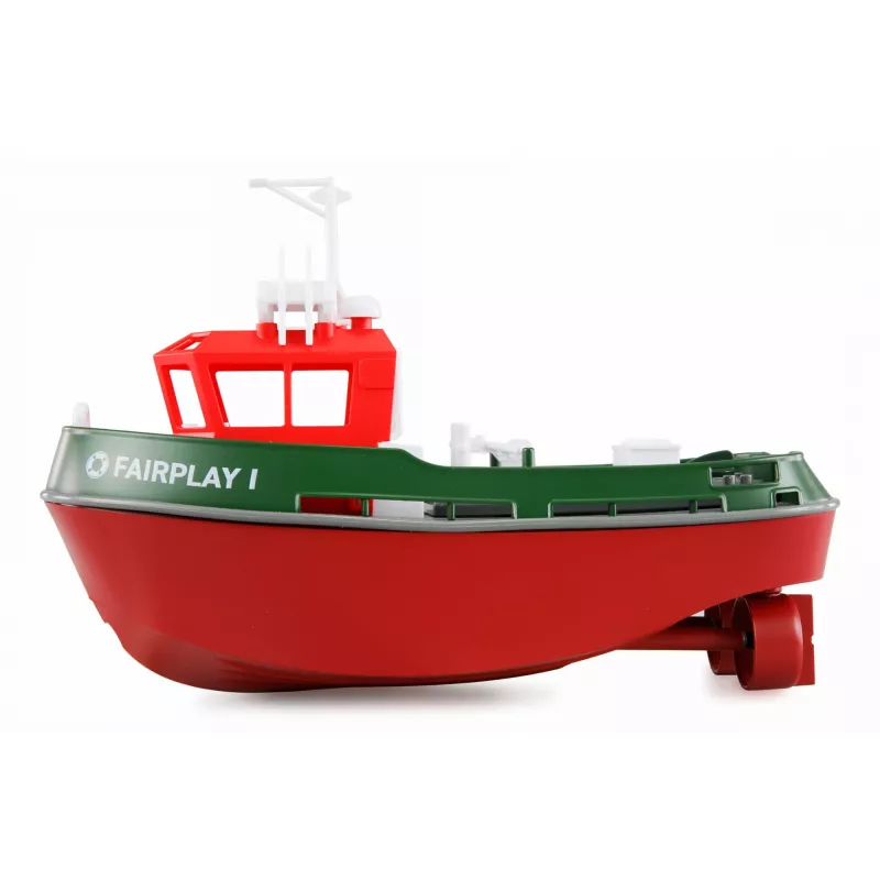 Radijo bangomis valdomas laivas Amewi Fairplay I 1:72 RTR, žalias, 2.4 GHz