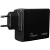 PD įkroviklis INTER-TECH PD-3100 100W USB-C juodas greitas maitinimo adapteris