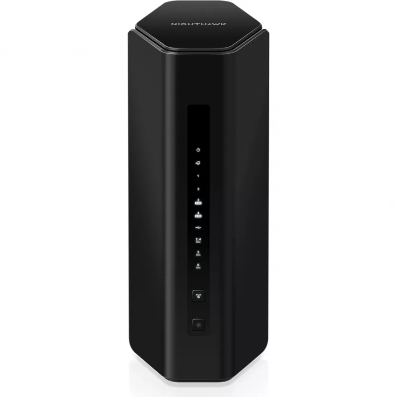 NETGEAR Nighthawk RS300 belaidis maršrutizatorius, Gigabit Ethernet, trijų juostų (2,4 GHz / 5 GHz / 6 GHz), juodas