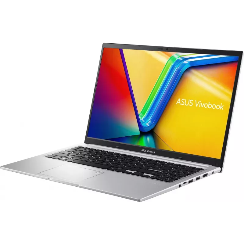 Nešiojamas kompiuteris ASUS VivoBook 15 M1502YA-BQ336W 15,6 colio Full HD IPS, AMD Ryzen 5 7430U, 16 GB DDR4, 512 GB NVMe, Windows 11, sidabrinis