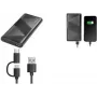 Logilink Powerbank 10000 mAh su 2-in-1 laidu, 18 W, PD 2.0, QC 3.0, juoda (PA0275)