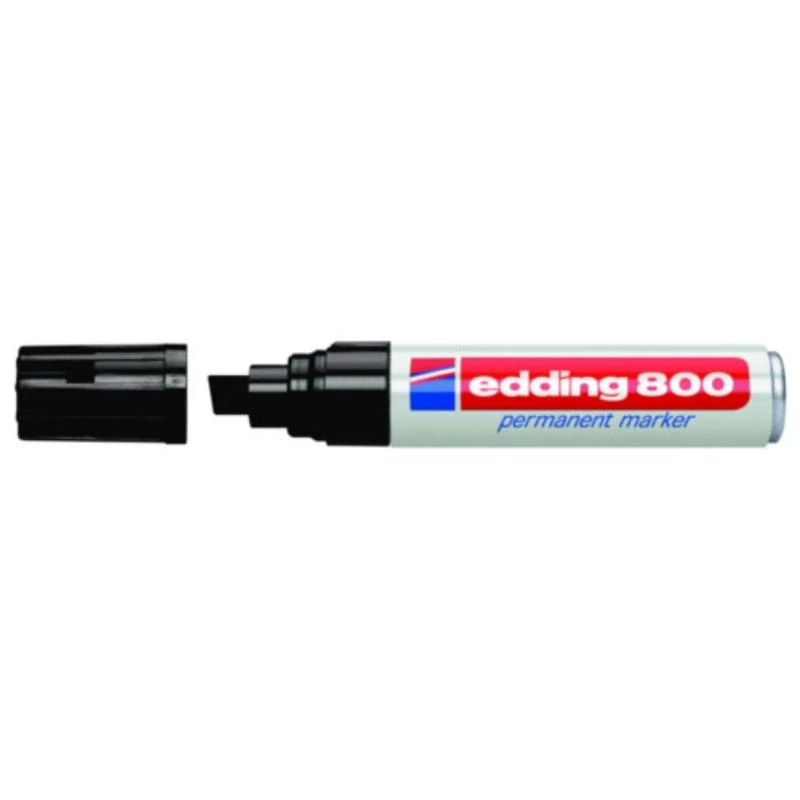 Permanentinis markeris Edding 800 blokinis juodas