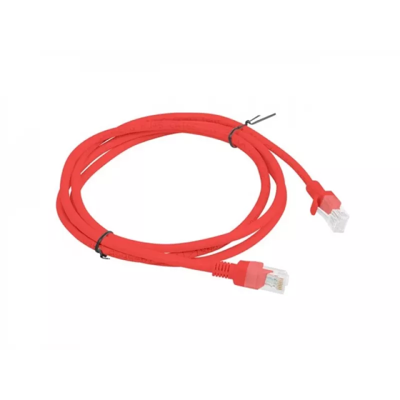 Lanberg PCU5-20CC-0150-R Cat5e UTP tinklo jungiamasis laidas, 1,5 m, raudonas, 10 vnt.