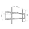 TV laikiklis TB-750 iki 80 colių 60 kg maks. VESA 600x400