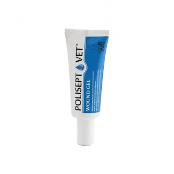 Žaizdų gelis JM Sante Polisept Vet 30 ml šunims ir katėms, tūtelė 30 ml, 50 g