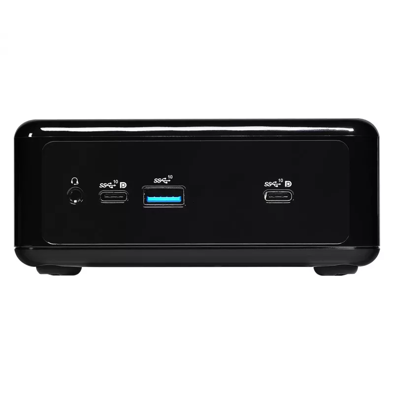 ASRock NUC BOX-1165G7 0,6L mini kompiuteris juodas i7-1165G7 4,7 GHz
