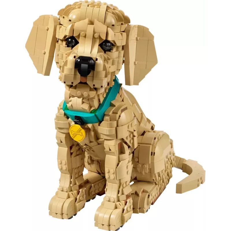 LEGO ICONS 11384 Auksaspalvis retriverio šuniukas