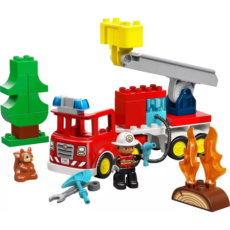 LEGO DUPLO 10473 Gaisrinis automobilis su žarna ir ugniagesiu