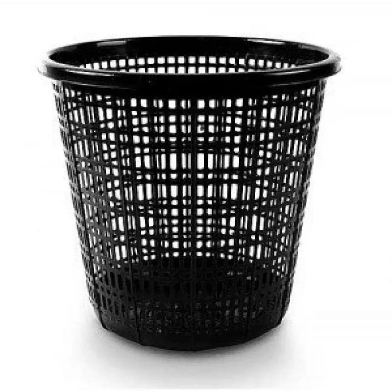 Šiukšlių dėžė 10 l, juoda, plastikinė