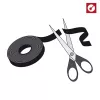 LABEL THE CABLE LTC PRO Roll Strap dvipusis lipnus diržas 25 m juodas