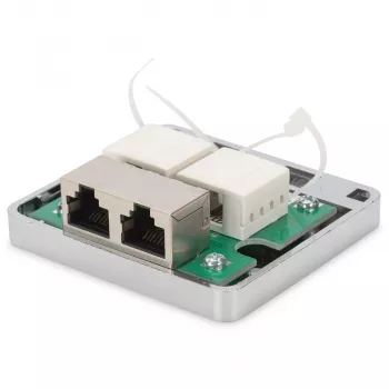 DIGITUS DN-93713 paviršinė montavimo dėžutė CAT 6A 2 prievadai
