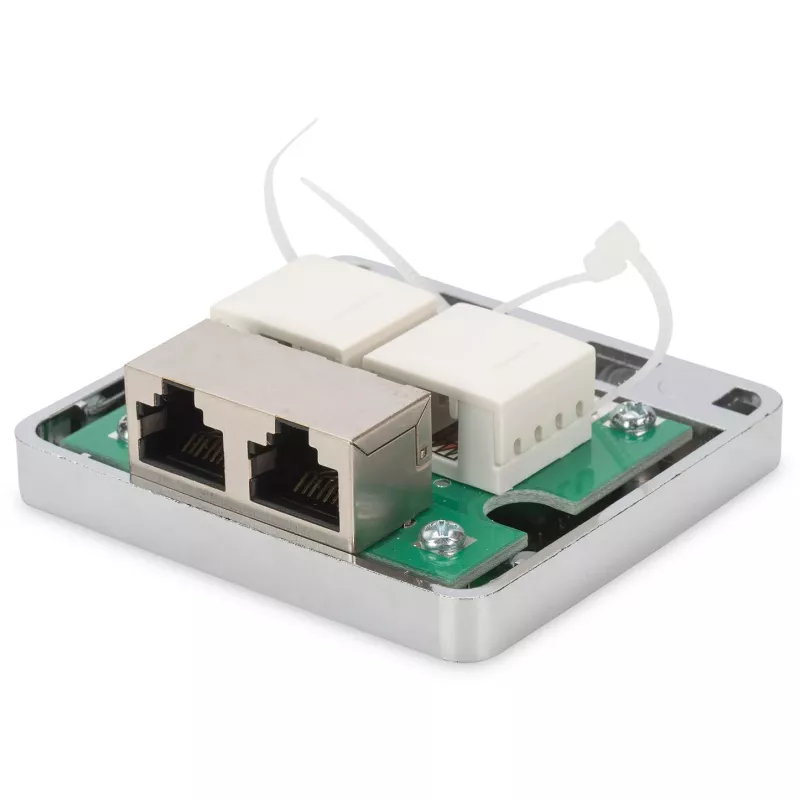 DIGITUS DN-93713 paviršinė montavimo dėžutė CAT 6A 2 prievadai