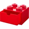 LEGO dėžutė stalčiui 4, raudona, su smaigeliais