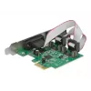 DeLOCK 89641 PCIe sąsajos plokštė su 2 RS-232 prievadais