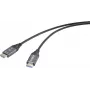 SpeaKa Professional HDMI šviesolaidinis jungiamasis kabelis HDMI-A kištukas – kištukas 20 m juodas (SP-12842664)