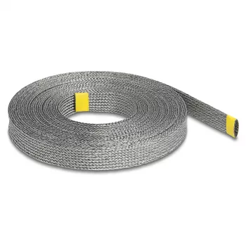 Kabelio rankovė DeLOCK 20940 juoda sidabrinė 2 cm vidinis skersmuo