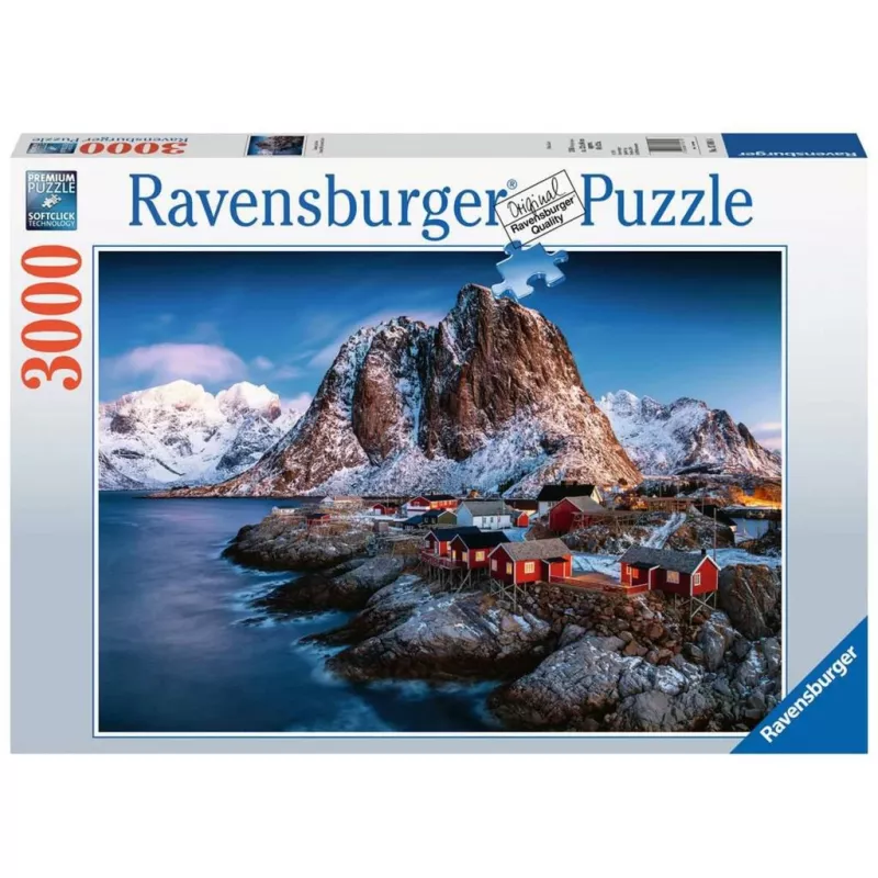 Dėlionė Ravensburger Lofoten Norvegija 3000 dalių Kraštovaizdis