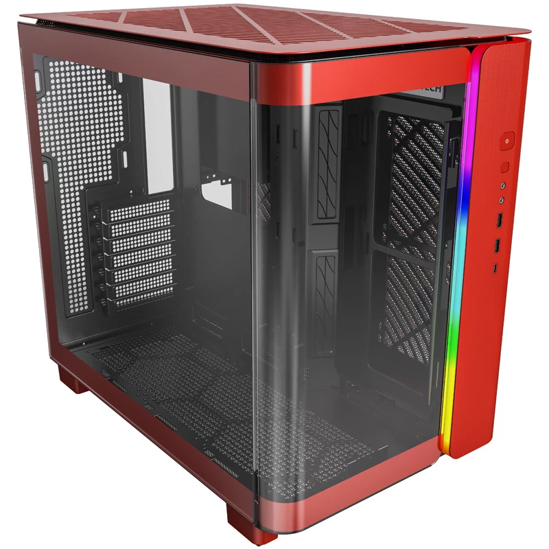 Montech KING 95 Midi Tower Raudona