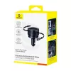 Automobilinis įkroviklis Baseus Enjoyment Max 60W su USB‑C ir Lightning laidais, dviejų prievadų greitasis įkrovimas