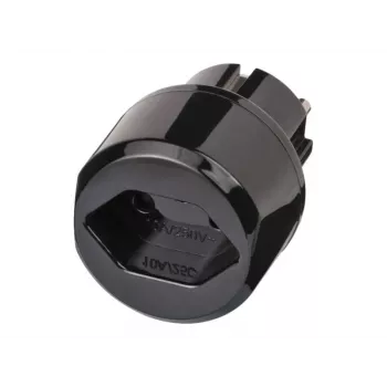 brennenstuhl kelioninis adapteris – kištukinis adapteris – juodas (1508480)