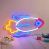 LED neoninė lemputė MANTA SNL91MT Style RAKETA – dekoratyvinis neoninis skydelis
