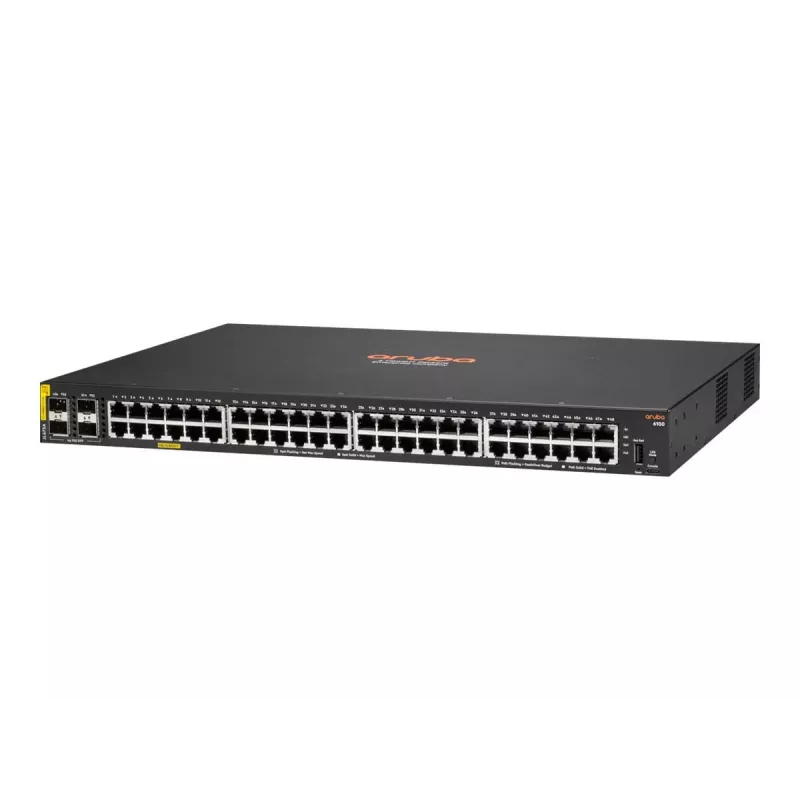 Valdomas jungiklis HPE Aruba Networking Aruba 6100 48G PoE 4SFP+ 370W