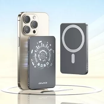 Belaidis įkroviklis Powerbank Awei P112K 5000mAh Pilka