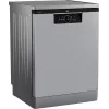 Indaplovė BEKO BDFN26531X — laisvai pastatoma 60 cm, 15 komplektų, 46 dB, nerūdijančio plieno, LED lietimui jautrus ekranas