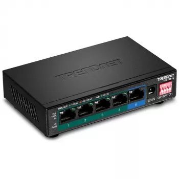 TRENDNET 5 prievadų Gigabit PoE+ perjungiklis 60W