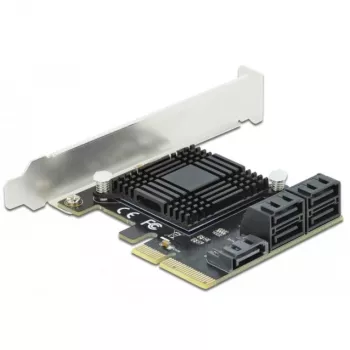 DeLOCK SATA PCI Express x4 kortelė 5 prievadų Low Profile