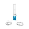 Outdoor omnidirectional 4G LTE antena QOLTEC 57044, 5 dBi, 600–2700 MHz, 50 W, 50 Ω, baltas varinis korpusas
