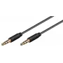 Microconnect AUDLL05 garso kabelis 0,5 m 3,5 mm juodas
