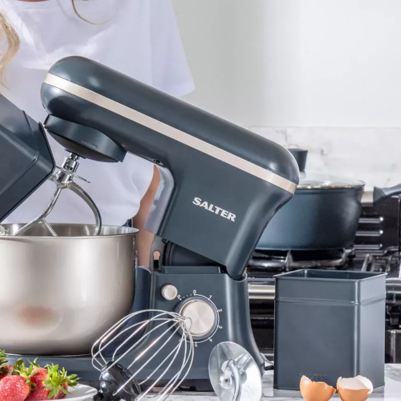 Virtuvės sandėliavimo indų rinkinys Salter BW126131EU7 4 vnt. hermetiški metaliniai ir plastikiniai indai