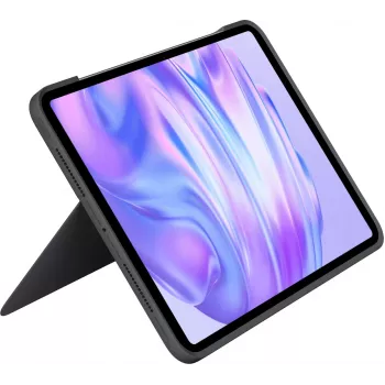 Klaviatūrinis dėklas Logitech Combo Touch QWERTZ vokiškas išdėstymas Smart Connector grafitas