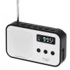 Nešiojamas skaitmeninis radijas Adler AD 1907 – AM/FM, skaitmeninis derintuvas, žadintuvas, USB-C, 600 mAh baterija, LCD, 20 stočių atmintis, teleskopinė antena