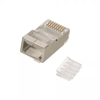 Extralink CAT6 FTP RJ45 Kištukas 8P8C Skaidrus