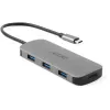 7-in-1 USB-C stotelė Acer – USB 3.2 Gen 1 Type-C, 3x USB-A, HDMI, SD/MicroSD, 100W PD, sidabrinė
