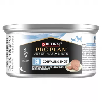 Šlapias atsistatymo ėdalas katėms ir šunims Purina Pro Plan Veterinary Diets CN Convalescence 195 g – žuvis