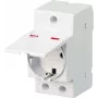 ABB M1175C tipo F rozetės dėžutė, 45×85×70 mm, pilka