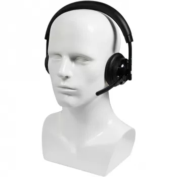 Belaidė ausinė Plusonic W320 Dual DECT Stereo – DECT stereo ausinė su dviejų bazių palaikymu