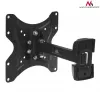 Sieninis TV laikiklis MACLEAN MC-741, 33–106,7 cm (13–42 col.), VESA 75x75–200x200, maks. 25 kg, juodas