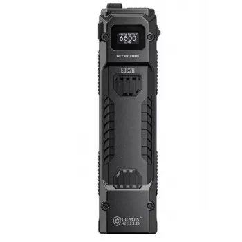 Rankinis žibintuvėlis Nitecore EDC29 nerūdijančio plieno korpusas, 2 LED, 15–6500 lm, IP54, įkraunamas per USB