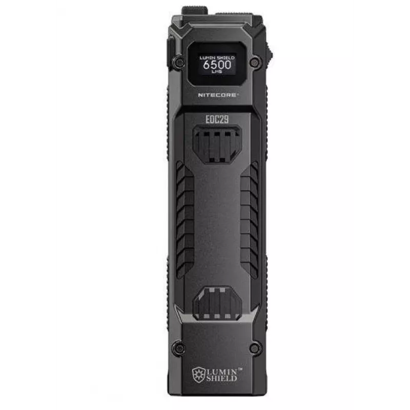 Rankinis žibintuvėlis Nitecore EDC29 nerūdijančio plieno korpusas, 2 LED, 15–6500 lm, IP54, įkraunamas per USB
